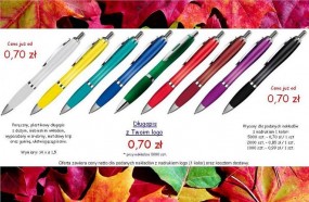  Długopisy reklamowe we wszystkich kolorach tęczy