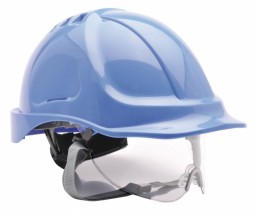  Kask ochronny z chowanymi okularami Endurance