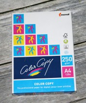  Papier satyna Color Copy A4 250gram. 125 kartek